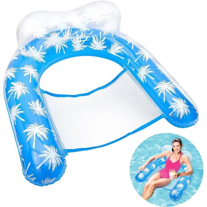 Matelas Gonflable Piscine Avec Filet Lot De 2 Matelas Gonflables 4 En 1 Pour Piscine, Speelgoed De Piscine, Hamac Gonflable Matelas Hamac Piscine Filet