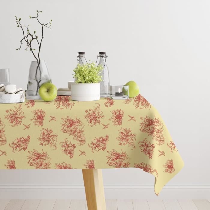 Mantel De Otoño Artoid Mode - 140x180 Cm, Estampado De Calabazas Y Hojas, Poliéster Resistente, Lavable
