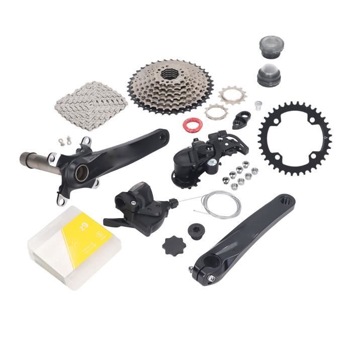 CASSETTE VTT 9 VITESSES 11x42 MICROSHIFT NOIRE ROCKRIDER - 2
