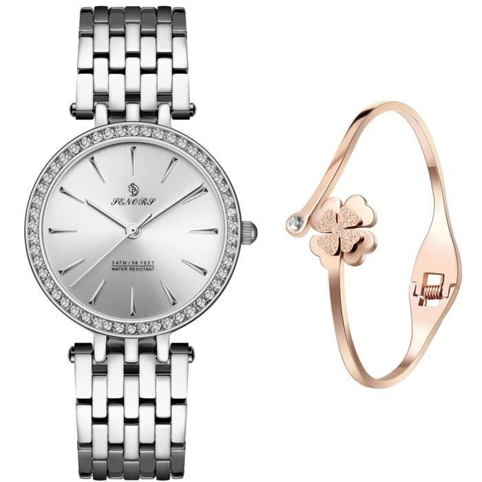 Montre maille online argent femme