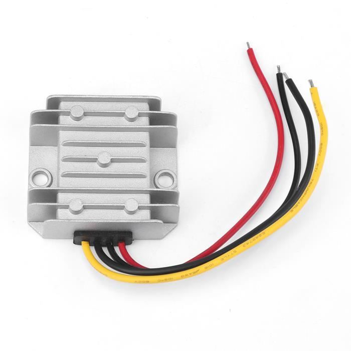 Convertisseur DC 12V/24V Vers 5V 10A - Module Abaisseur étanche IP68, Efficacité 94% - Pour Pompes, USB, Etc.