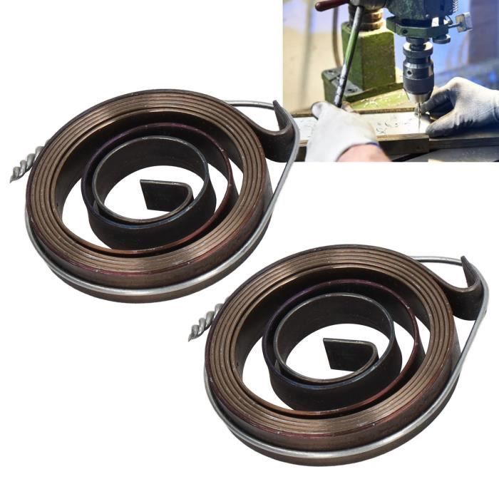 YOSOO 2 Bagues de Ressort de Retour pour Perceuse à Colonne, Grande Stabilité, Acier Ressort