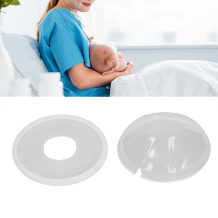 2Pcs Collecteur d'allaitement Portable Accessoires de Tire-lait pompe  mammaire Prévenir Lait de fuite JP012