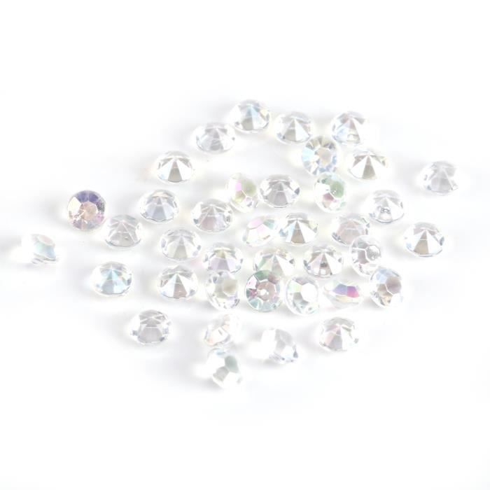 Lot de 100 perles en pierre naturelle de 8 mm en cristal de quartz blanc transparent avec trou de 1 mm - Perles lisses pour fabrication de bracelets, colliers, boucles d'oreilles, bijoux
