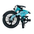 Vélo Électrique Pliable Eolo Turquoise | Autonomie 70 km - Vitesse 25 km-h | Batterie 10Ah | Vélo Électrique Pliant Urbain -1
