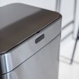KITCHEN MOVE Poubelle de cuisine automatique UPPER 60 L - En acier inoxydable-1