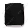 TD® Housse De Protection pour valise 28 pouces noir Housse de bagage voyage sécurisé en fibre polyester-1