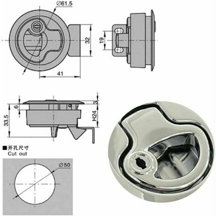 Loquet portatif pour trappe de bateau, loquet de trappe de bateau de Loquet portatif pour trappe de bateau, loquet de trappe de bateau de