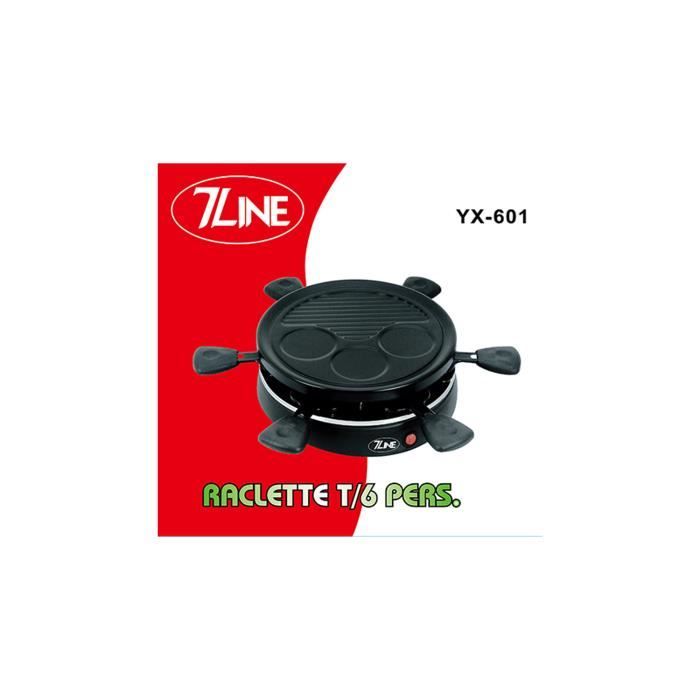 Appareil à raclette 6 personnes 7Line - YX601 