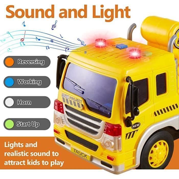 Camion - benne rouge 6+ MEGA CREATIVE - Jouet pour enfant de 3 ans et plus  avec effets sonores et lumineux - Cdiscount Jeux - Jouets