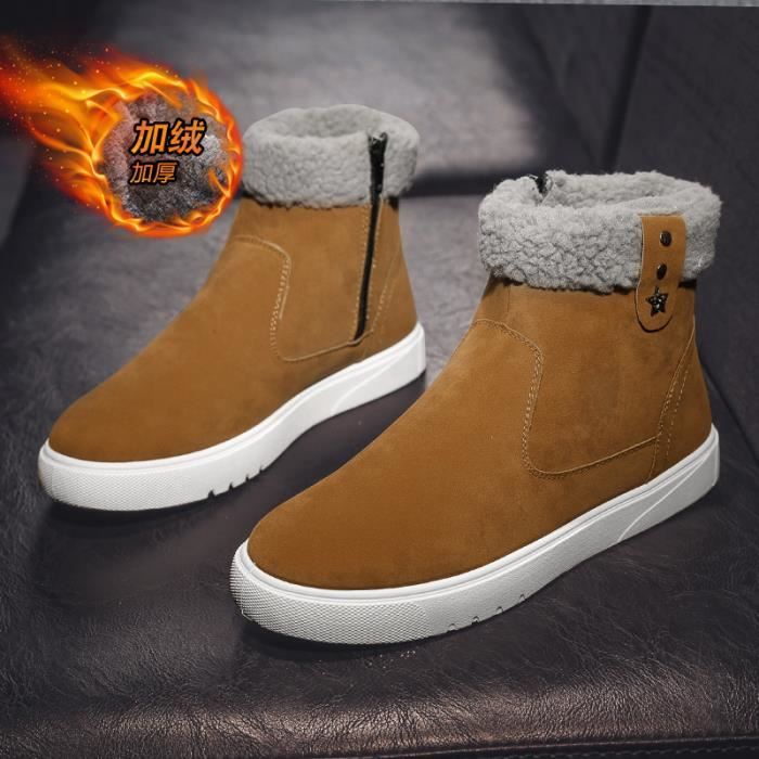 Botte fourrure homme clearance
