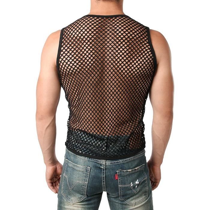 Débardeur filet homme on sale