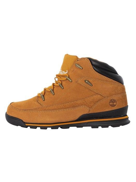 Timberland Euro Rock Mid Hiker 0A2A9T Homme Jaune chaussures d