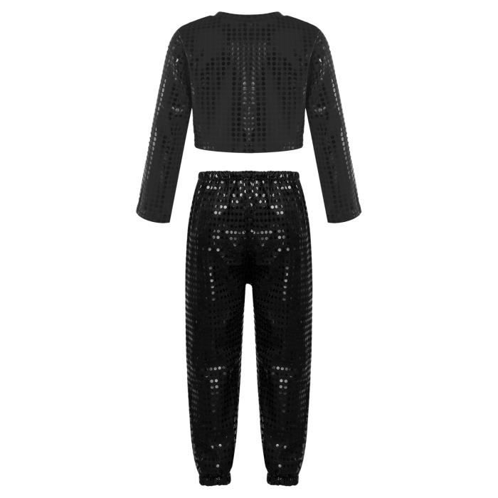 Costume Disco Brillant Enfant Garçon/fille - Veste Et Pantalon Métallisé Pour Danse (5-16 Ans) - 3