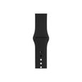 Apple Watch Series 2 42 mm boîtier en acier noir inoxydable montre intelligente avec bande sport fluoroélastomère noir 140-210…-2