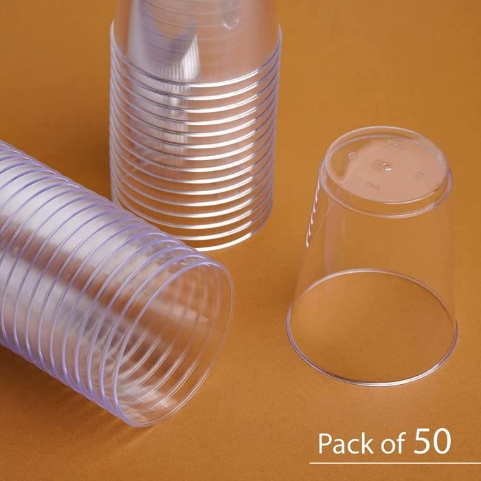 Lot de 300 gobelets en plastique transparent de 3 oz, gobelets jetables  pour bain de bouche pour toutes les occasions, gobelets en plastique de  salle de bain 3 oz pour fête, pique-nique