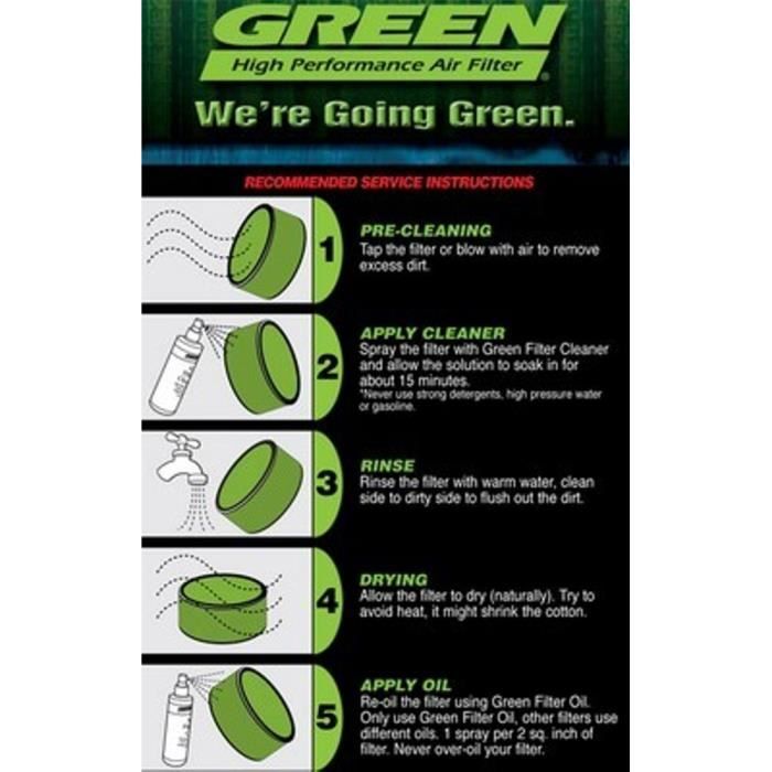  kit d'admission directe Green Filter