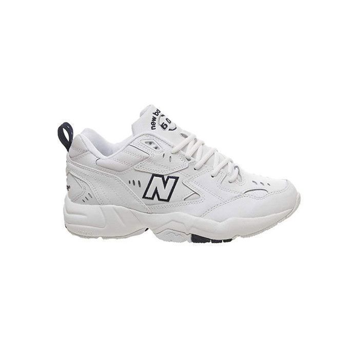 Basket New Balance MX608 WT Homme Cuir Blanc Lacets