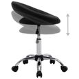 8647SUNNY® Magnifique Tabourets de bar Design Moderne Tabouret de bureau Ergonomique -Tabouret de Travail Mobile Chaise de travail-3