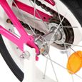 LEH - Vélo pour enfants 16 pouces Noir et rose-3