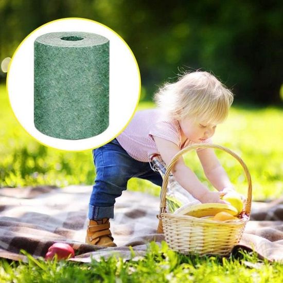 Powstro Rouleau de Tapis de semences de Gazon Plantes poussant Un Tapis dengrais dengrais pour Jardin Tapis de semences de Gazon biodégradable 