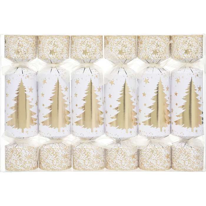 ZOCONE Lot de 30 Crackers de Noël, Boîte de Biscuits de Noël avec 36