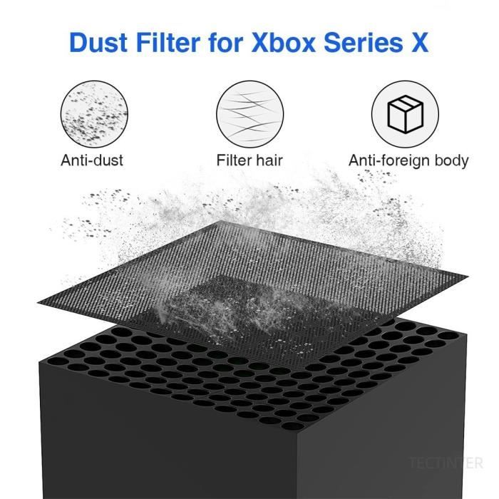 1 jeu-Couvercle de filtre anti poussière pour console Xbox Series X,  ventilateur de refroidissement, capuchon - Cdiscount