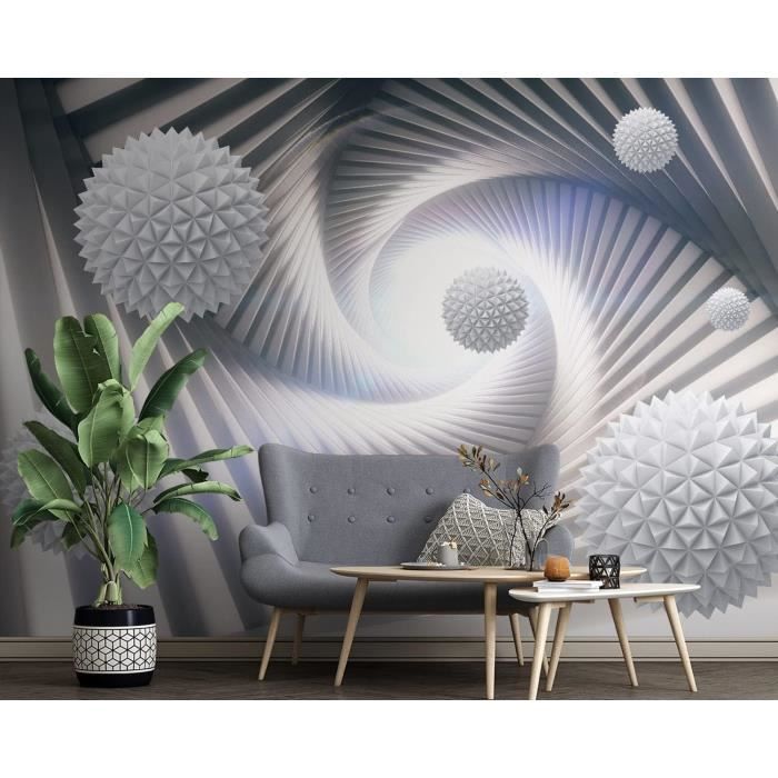 Tapeko Papier Peint 3D Panoramique Tunnel En Spirale 360X250 Cm Style ...