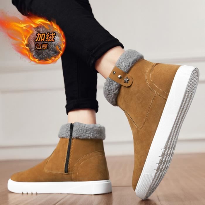 Botte fourrure homme deals
