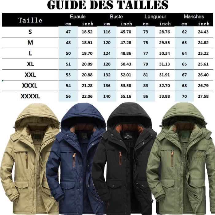 Parka hotsell velours homme