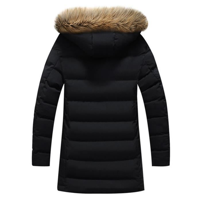 Doudoune fourrure on sale homme luxe
