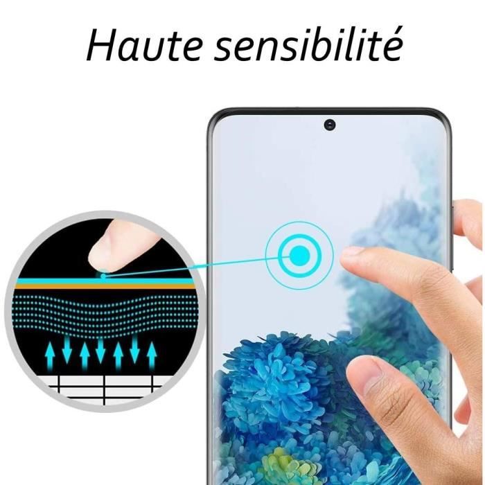3D Tempered Glass Samsung Galaxy S21 Ultra 5G - Vitre de protection d'écran  intégrale verre trempé avec bords noirs