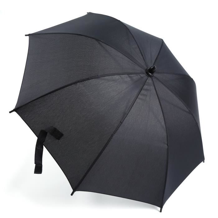 Ombrelle Poussette Universelle Parapluie Poussette Mains Libres Anti UV Coupe vent Impermeable Pare Soleil Poussette