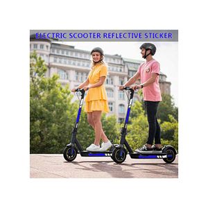 2 Ensembles d'Autocollants Réfléchissants pour Trottinette, Autocollants Pliables pour Série Kickscooter (Jaune 2 Ensembles d'Autocollants Réfléchissants pour Trottinette, Autocollants Pliables pour Série Kickscooter (Jaune