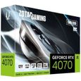 ZOTAC - Nvidia - Carte Graphique - GeForce RTX 4070 Amp Airo - 12Go-5