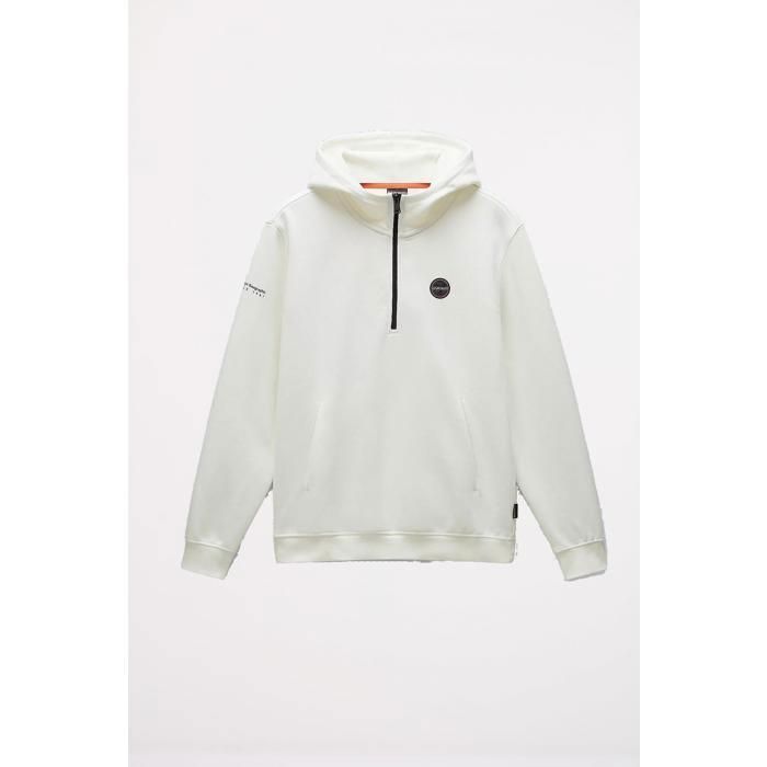 Sweat-shirt Napapijri Homme Blanc Ample - Taille M, Occasion Très Bon état