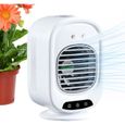 1 Mini Climatiseur Portatif, Ventilateur USB Rechargeable, Réservoir 280 Ml, Pour Bureau, Maison, Vo ACCESSOIRES FABRICATION MAISON