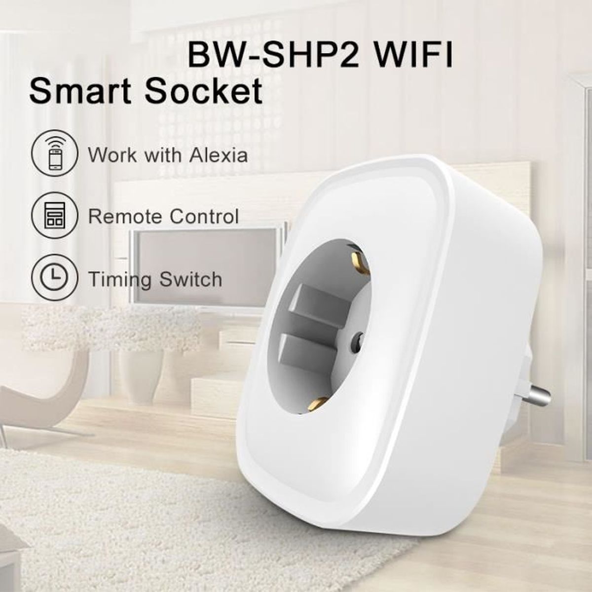 Blitzwolf Intelligente Prise Connectee Wifi Compatible Avec