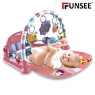 Tapis de jeu - FUNSEE - Gym - Piano intégré - Jouets d'éveil - Rouge