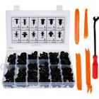 JRing® Mellifluous 240 x Clips Agrafe Rivets en Plastique Fixation de Protection Noir Universel pour Auto Voitures