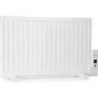 Radiateur électrique - OneConcept - Radiateur bain d'huile 800 W avec thermostat et minuterie - Blanc