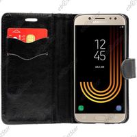 ebestStar ® Coque Portefeuille support Folio pour Samsung Galaxy J5 2017 SM-J530F, Couleur Noir