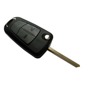 PHONILLICO Coque Clé pour Opel Corsa Combo Meriva Tigra - Plip clé  télécommande 2 Boutons avec Lame : : High-Tech