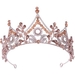 DIADÈME Baroque Vintage Cristal Couronne Vert Strass Couronnes Et Diadèmes Princesse Reine Couronne De Mariage De Mariée Bandeau pour [168]