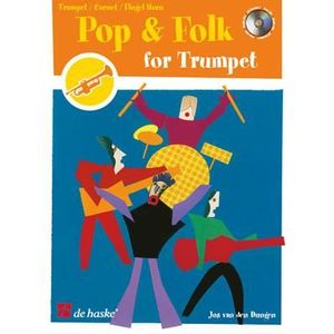PARTITION Pop & Folk for Trumpet, de Jos van den Dungen - Recueil + CD pour Trompette, Cornet ou Bugle en International (multi-langues)