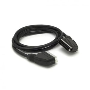 Gefotech Cordon p/éritel 1,2 m Noir
