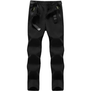 PANTALON DE SKI - SNOW Pantalon Ski Femme Résistance à l'eau Double Polaire Chaude Couleur Unie - Noir