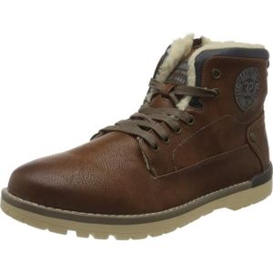 Neuf Mustang Chaussures Hommes Chaussures High Top Sneaker Doublure Hommes-Bottes Boots
