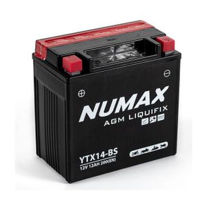 166 89 x Hauteur Batterie FULBAT YB14L-B2 12V 14Ah 190A Longueur mm 134 x Largeur