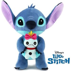 Peluche réversible Stitch Disney Lilo et Stitch humeur rose bleu